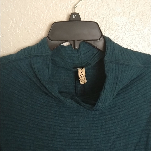 Free people lover rib thermal long sleeve top boho oversized ob519393 sz Xs - Picture 3 of 7